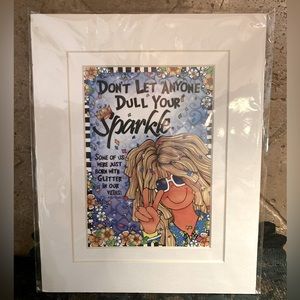 New 5x7 matted Suzy Toronto print